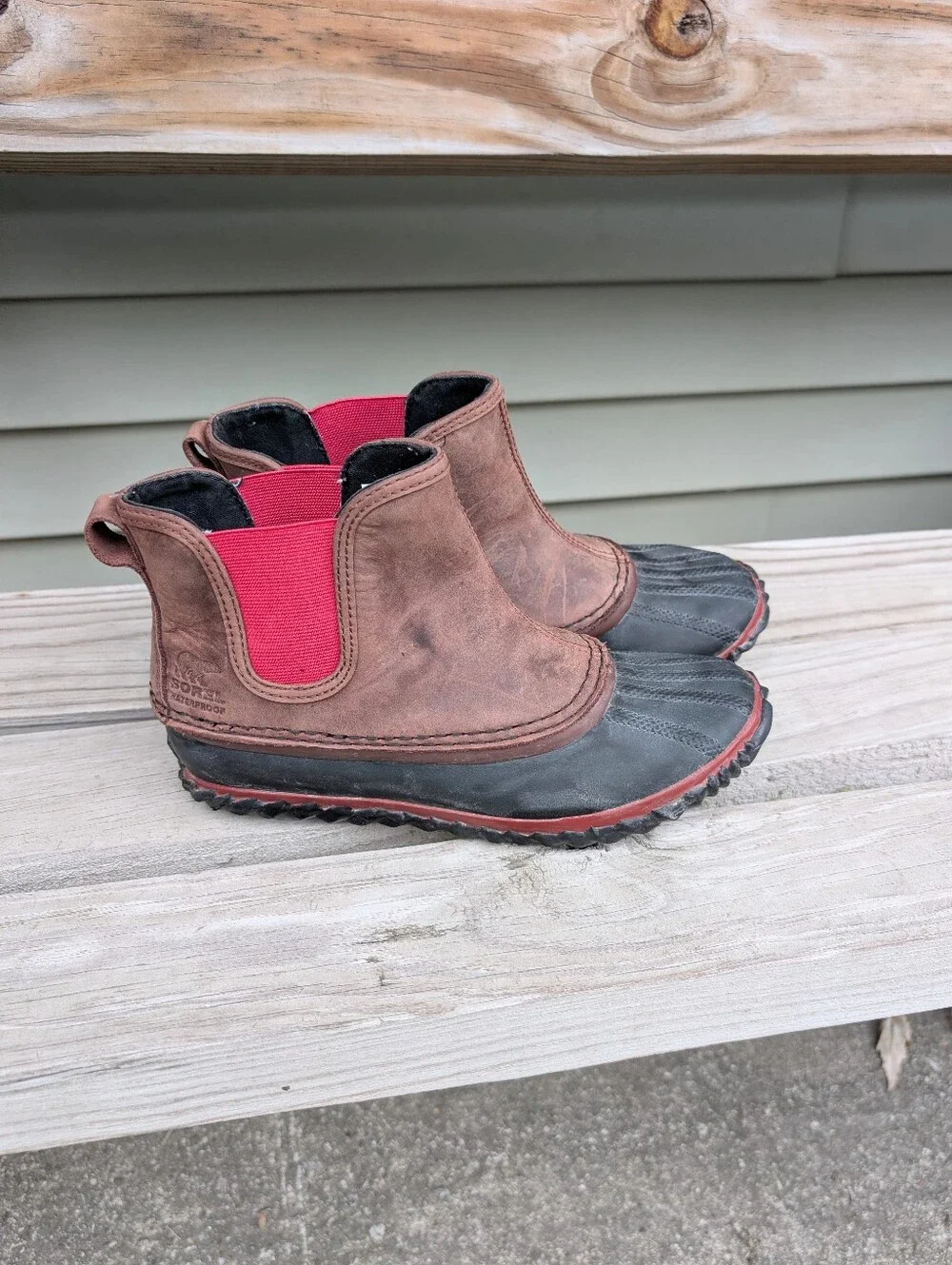 Sorel Out 'N About Chelsea Waterproof Women's Duck Boots Size 7.5